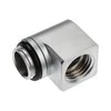 Ek Water Blocks Ek Vanduo Blocks EK Vanduo Blocks EK-Torque Micro Adapteris 90 Degree G1/4 Inch Male to G1/4 Inch Female – Rotatable, Satin Titanium