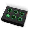 Ek Water Blocks EK Vanduo Blocks EK-Quantum Torque Compression Ring 6-Pack STC 16 - žalia
