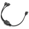 Ek Water Blocks EK Vanduo Blocks EK-Loop D-RGB 2-Way Splitter juoda