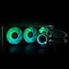 Ek Water Blocks Ek Vanduo Blocks EK Vanduo Blocks EK-Nucleus AIO CR360 Lux D-RGB All-in-One Liquid Cooler – 360mm, juodos spalvos