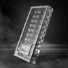 Ek Water Blocks Ek Vanduo Blocks EK Vanduo Blocks EK Vanduo Blocks EK-QuantumX Loophole Distroplate D5 PWM - sidabrinis