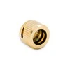 Ek Water Blocks Ek Vanduo Blocks EK Vanduo Blocks EK-Torque HDC 12 fitting straight G1/4 inch BSP to 12mm OD hard tube – auksinis