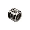 Ek Water Blocks Ek Vanduo Blocks EK Vanduo Blocks EK-Torque HDC 14 jungtis, tiesus G1/4 colio vidinis sriegis, 14 mm išorinio skersmens kietas vamzdis - sidabrinas
