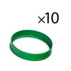 Ek Water Blocks EK Vanduo Blocks EK-Quantum Torque Color Ring 10-Pak STC 10/16 - žalia