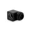 Ek Water Blocks Ek Vanduo Blocks EK Vanduo Blocks EK-Torque Micro Adapteris 90 Degree G1/4 Inch Male to G1/4 Inch Female – Rotatable, Juodas