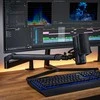Elgato | Wave Mic Arm | 10AAN9901 | Viršutinės rankos darbo stalo prošvaisa (160 mm); Apatinės rankos darbo stalo prošvaisa (70 mm); Horizontalus siekis (740 mm); Vertikalus sukimas (90 ° aukštyn / 60 ° žemyn (alkūnė); Stalinis spaustukas išplečiamas iki 60 mm | Žemas profilis