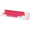 Mėlyna GAMIAC TKL69G SF Klaviatūra žaidimams, Kailh Mėlyna - baltas/red
