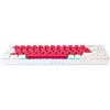 Mėlyna GAMIAC TKL69G SF Klaviatūra žaidimams, Kailh Mėlyna - baltas/red