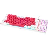 Mėlyna GAMIAC TKL90G Klaviatūra žaidimams, Kailh Mėlyna - baltas/red
