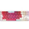 Mėlyna GAMIAC TKL90G Klaviatūra žaidimams, Kailh Mėlyna - baltas/red