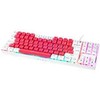 Mėlyna GAMIAC TKL90G Klaviatūra žaidimams, Kailh Mėlyna - baltas/red