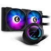 GIGABYTE AORUS WATERFORCE 280LIQUID CPU COOLER su ARGB ekranu