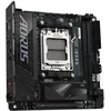 Pagrindinė plokštė Gigabyte B850I AORUS PRO | Procesorių šeima AMD | Procesoriaus lizdas AM5 | DDR5 | Palaikomos standžiojo disko sąsajos SATA, M.2 | SATA jungčių skaičius 2