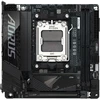 Pagrindinė plokštė Gigabyte B850I AORUS PRO | Procesorių šeima AMD | Procesoriaus lizdas AM5 | DDR5 | Palaikomos standžiojo disko sąsajos SATA, M.2 | SATA jungčių skaičius 2