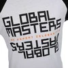 Global Masters T-Shirt GM Text - baltas (L)