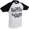 Global Masters T-Shirt GM Text - baltas (M)