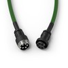 Glorious Coiled Cable susuktas klaviatūros laidas Forest Žalias, USB-C į USB-A – 1,37m, žalios spalvos
