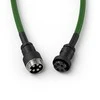 Glorious Coiled Cable susuktas klaviatūros laidas Forest Žalias, USB-C į USB-A – 1,37m, žalios spalvos
