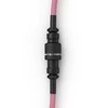 Glorious Coiled Cable susuktas klaviatūros laidas Prism Rožinė, USB-C į USB-A – 1,37m, rožinės spalvos