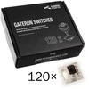 Glorious Gateron Black Switches klavišai klaviatūrai (120 vnt)