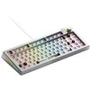 Klaviatūra do gier Glorious GMMK 3 Pro 75% Custom Gaming-Klaviatūra - Barebone, ANSI-išdėstymas, sidabrinė