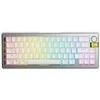 Glorious GMMK 3 Pro HE belaidė 65 % Custom žaidimų klaviatūra – Pre-Built, ANSI US išdėstymas, Fox HE Switches, sidabro spalvos