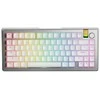 „Glorious GMMK 3 Pro HE Wireless“ 75 % pritaikyta žaidimų klaviatūra – iš anksto surinkta, ANSI (JAV), „Fox HE Switches“, sidabrinis
