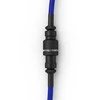 Klaviatūra Glorious GMMK Coiled Cable susuktas klaviatūros laidas Cobalt Mėlyna, USB-C į USB-A – mėlynos ir juodos spalvos