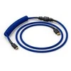 Klaviatūra Glorious GMMK Coiled Cable susuktas klaviatūros laidas Cobalt Mėlyna, USB-C į USB-A – mėlynos ir juodos spalvos