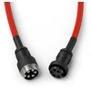 Klaviatūra Glorious GMMK Coiled Cable susuktas klaviatūros laidas Crimson Raudona, USB-C į USB-A – raudonos ir juodos spalvos