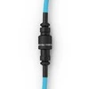 Klaviatūra Glorious GMMK Coiled Cable susuktas klaviatūros laidas Electric Mėlyna, USB-C į USB-A – mėlynos ir juodos spalvos