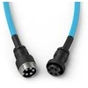 Klaviatūra Glorious GMMK Coiled Cable susuktas klaviatūros laidas Electric Mėlyna, USB-C į USB-A – mėlynos ir juodos spalvos