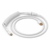 Klaviatūra Glorious GMMK Coiled Cable susuktas klaviatūros laidas Ghost Baltas, USB-C į USB-A – baltos spalvos
