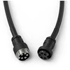 Klaviatūra Glorious GMMK Coiled Cable susuktas klaviatūros laidas Phantom Juodas, USB-C į USB-A – juodos spalvos