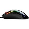 Glorious Model D Gaming-Pelė - juodas, glossy + Mauspad - XL