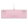 Glorious GMMK 2 Compact klaviatūra – Fox Switches, ANSI išdėstymas, rožinės spalvos