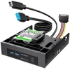 Graugear GRAUGEAR USB-HUB Skaitytuvas kart panel przedni su ramką na SSD 2,5''