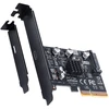 „Graugear“ valdiklis „GRAUGEAR“ USB-C 3.2 Gen2x2 PCIe-x4 išplėtimo plokštė