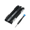 Graugear GRAUGEAR G-PS5HS02 kompiuterio aušinimo sistema SSD diskas Radiatorius juodas, sidabrinis
