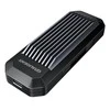 Graugear „Graugaer“ pilkas išorinis korpusas M.2 NVMe SSD, USB-A ir USB-C kabeliams