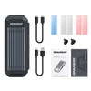 Graugear „Graugaer“ pilkas išorinis korpusas M.2 NVMe SSD, USB-A ir USB-C kabeliams