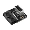 Graugear Graugear Interner 19-Pin Stecker (USB 3.0) auf USB 3.1 Typ-E 20-Pin Key A - 90 Grad