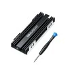 Graugear GRAUGEAR G-PS5HS02 kompiuterio aušinimo sistema SSD diskas Radiatorius juodas, sidabrinis