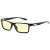 Gunnar Optiks Vertex kompiuteriniai akiniai, blokuojantys mėlyną šviesą - gintariniai stiklai, juodos spalvos