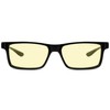 Gunnar Optiks Vertex kompiuteriniai akiniai, blokuojantys mėlyną šviesą - gintariniai stiklai, juodos spalvos