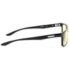 Gunnar Optiks Vertex kompiuteriniai akiniai, blokuojantys mėlyną šviesą - gintariniai stiklai, juodos spalvos