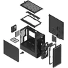 HAVN BF 360 Flow Solid PC korpusas, Midi Tower, E-ATX – juodas