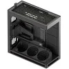 HAVN HS 420 VGPU PC-kompiuterio korpusas, Midi-Tower, E-ATX, Tempered Glass, PCIe 5.0 Riser Kabelis – juodos spalvos