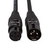 Hosa XLR - XLR laidas, 3m, juodas (HMIC-010)