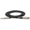 Hosa MCH-110 mikrofono laidas, XLR/jack - 3m